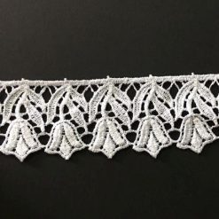 Embroidered White Lace