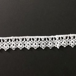 Embroidered White Lace