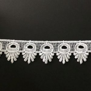 Embroidered White Lace