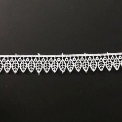 Embroidered White Lace