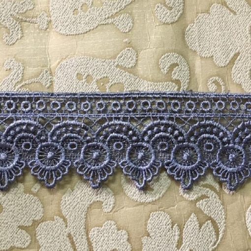Embroidered Grey Lace