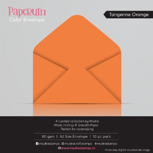 Tangerine Orange - Paperum Envelope