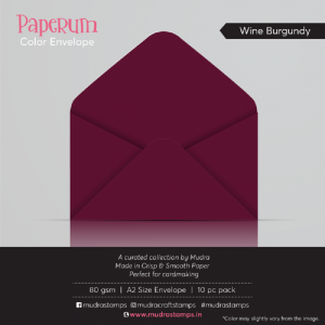 Wine Burgundy - Paperum Envelope