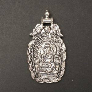 German Silver Ganesh Pattern Pendant