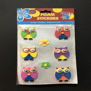Foam Stickers - Owl Style 1