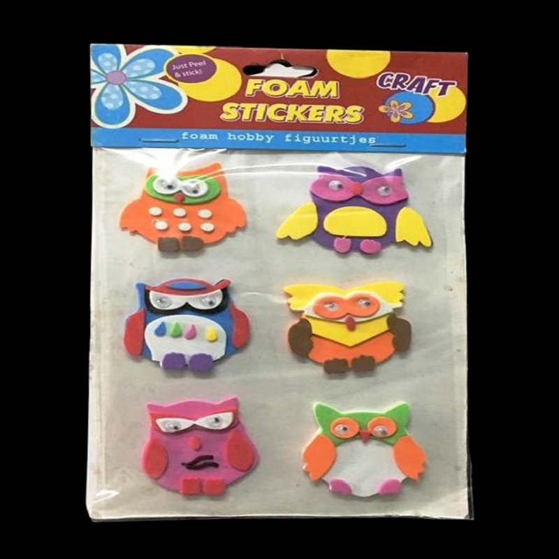 Foam Stickers - Owl Style 2