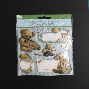 Handmade Stickers - Teddy Bear