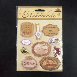 Handmade Stickers - Reception to Follow