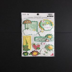 Chipboard Stickers - Singing in The Rain