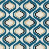 Glow In Blue  Decoupage Napkin