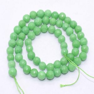 Parrot Green Agate Beads