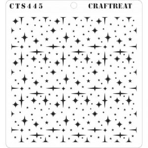 CrafTreat Stencil - Stars all over