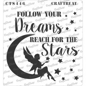 CrafTreat Stencil - Reach for the Stars
