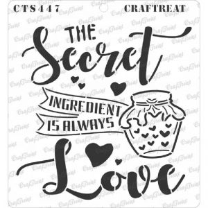CrafTreat Stencil - Secret Ingredient