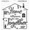 CrafTreat Stencil - Home is