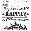 CrafTreat Stencil - Happily Ever After