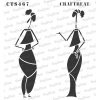 CrafTreat Stencil - Chatting