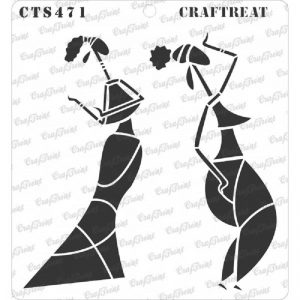 CrafTreat Stencil - Dancing