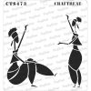 CrafTreat Stencil - Holding Clock