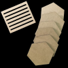 MDF Hexagon Coasters
