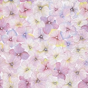 Pastel Small Lavender Flowers Decoupage Napkin