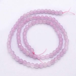 Mauve Agate Beads