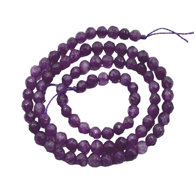 Dark Purple Agate Beads