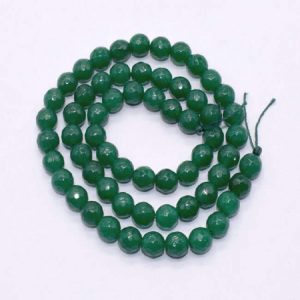 Bottle Green Agate Beads