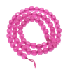 Dark Pink Agate Beads