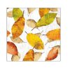 Golden Leaves Decoupage Napkin