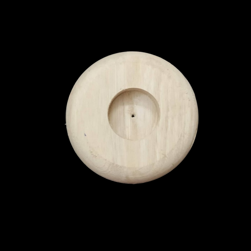 Candle Stand - Wood Round 4 x 4 inches