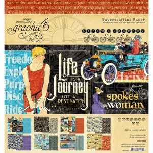 Graphic 45 Double-Sided Paper Pad Life's Journey