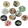 Retro Designs Round Glass Cabochon