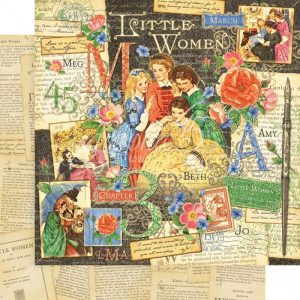 Graphic 45 Double-Sided Cardstock Little Women