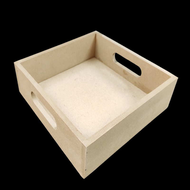 MDF Square Tray 6 x 6 inches