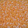 Faux Half Pearl Embellishments - Orange
