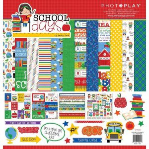 PhotoPlay School Days 12 x 12 Collection Pack