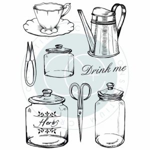 Craft Consortium A5 Clear Stamps-Utensils