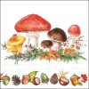 Mushrooms Decoupage Napkin