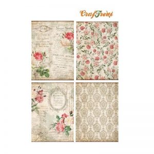 Craftreat Decoupage Paper - French Florals1