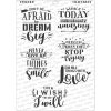 CrafTreat Stencil - Determination A4