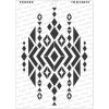 CrafTreat Stencil - Aztec Design2 A4