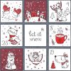 Let It Snow Decoupage Napkin