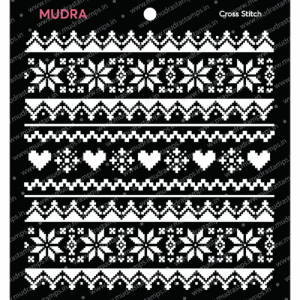 Mudra Stencil - Cross stitch