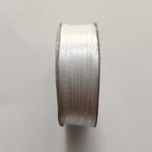 White Satin Ribbon 3mm
