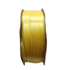 Lemon Yellow Satin Ribbon 3mm