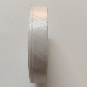 White Satin Ribbon 10mm