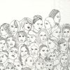 Caricature People Decoupage Napkin