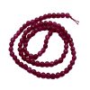 Dark Maroon Agate Beads