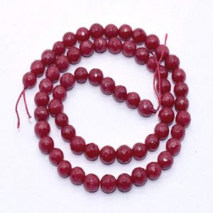 Maroon Agate Beads